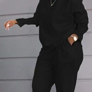 Professional: Long Sleeve Top & Pocket Design Pants Set